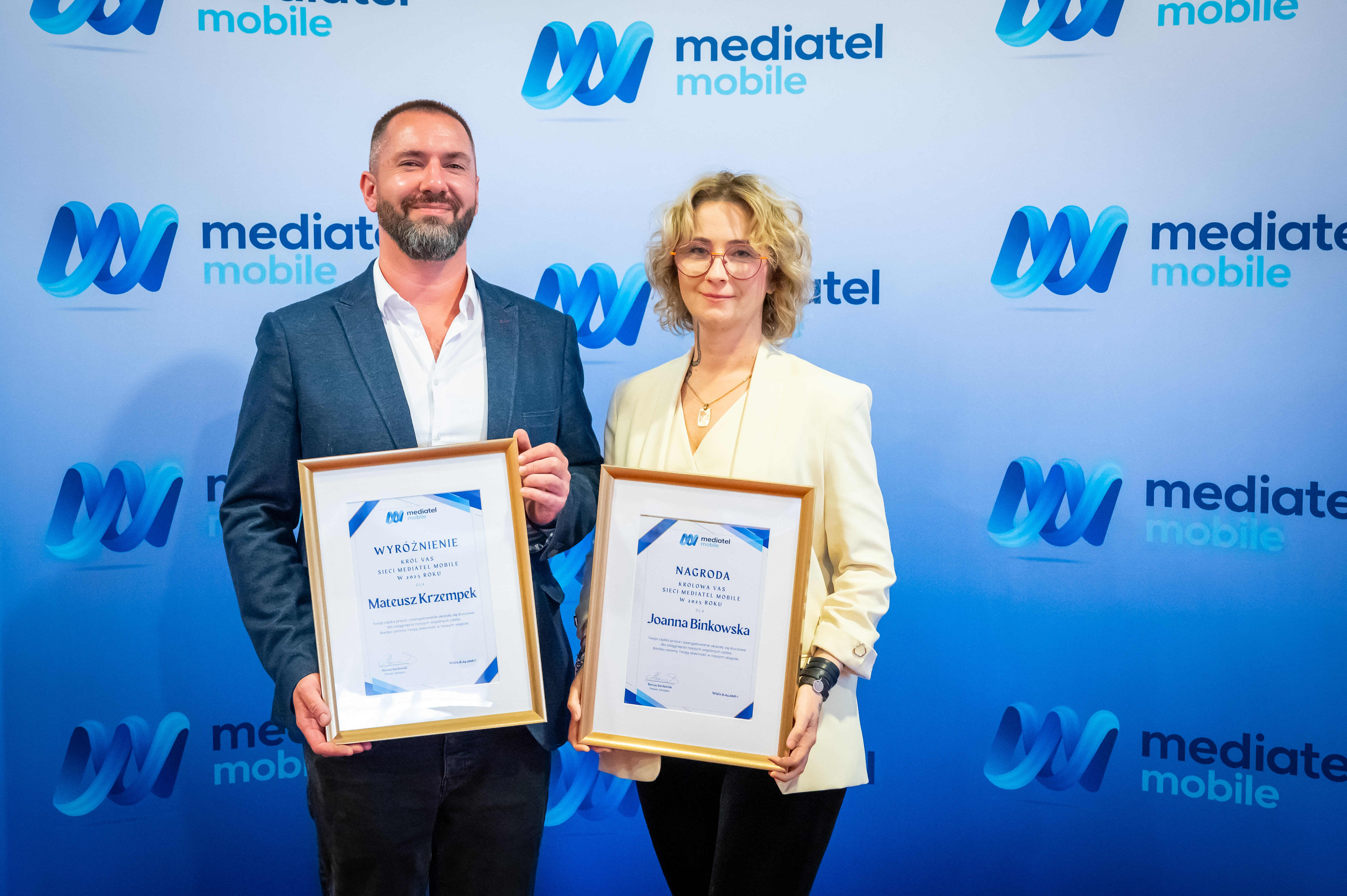 Nagrodzeni pracownicy sieci Mediatel Mobile